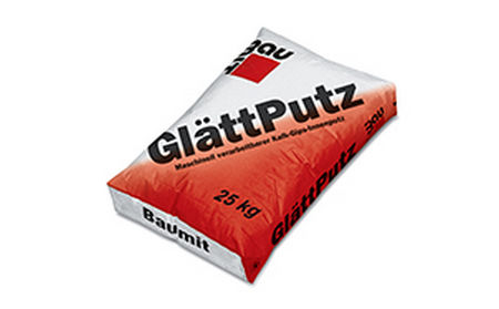 Гипсовая гладкая штукатурка Baumit GlattPutz 1,0 мм, 25 кг
