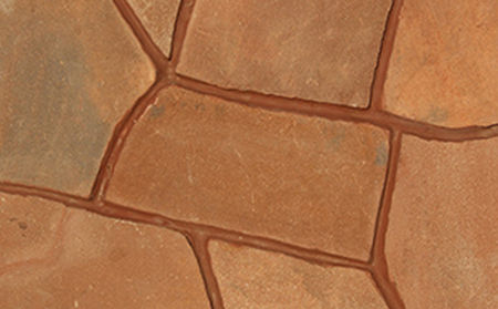 Песчаник красный обожженный, 20-25 мм