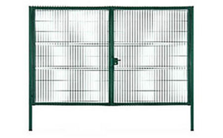 Распашные ворота Grand Line Profi зеленый, 1,73*3 м