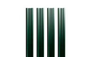 Штакетник М-образный Grand Line PE 0,5 GL зеленый, 1,5 м