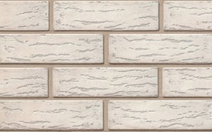 Утолщенный кирпич пустотелый ЛСР (RAUF Fassade) белый рустик, 250*120*65 мм