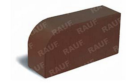 Кирпич радиусный полнотелый ЛСР (RAUF Fassade) R-60 коричневый гладкий 250*120*65 мм
