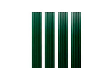 Штакетник прямоугольный Grand Line PE dp 0,45 зеленый, 1,5 м