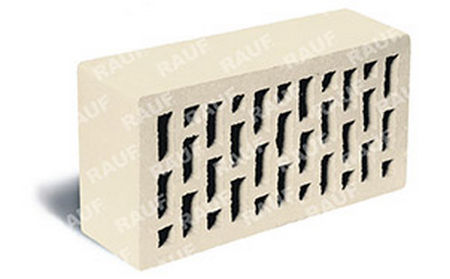 Керамический облицовочный кирпич пустотелый ЛСР (RAUF Fassade) белый гладкий М150 250*120*65 мм