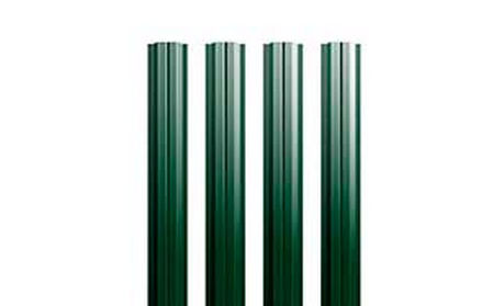 Штакетник П-образный Grand Line PE 0,5 GL зеленый, 1,8 м