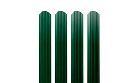 Штакетник прямоугольный Grand Line PE dp 0,45 зеленый, 1,8 м