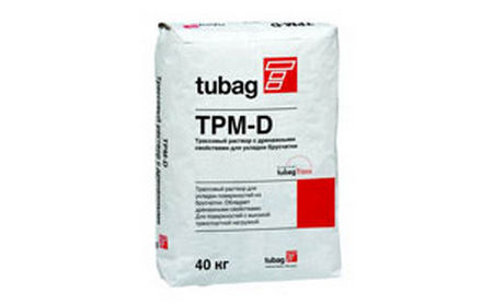Трассовый раствор quick-mix TPM-D04 с дренажными свойствами для укладки брусчатки, 40 кг